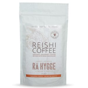 BIO KAWA z REISHI Ra Hygge - ekologiczna kawa niskokwasowa z ekstraktem grzybowym (1 kg w ziarnach)